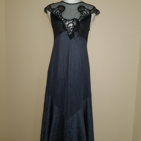 Contemporary Collection Black Slip Dress - Picture 1 of 5